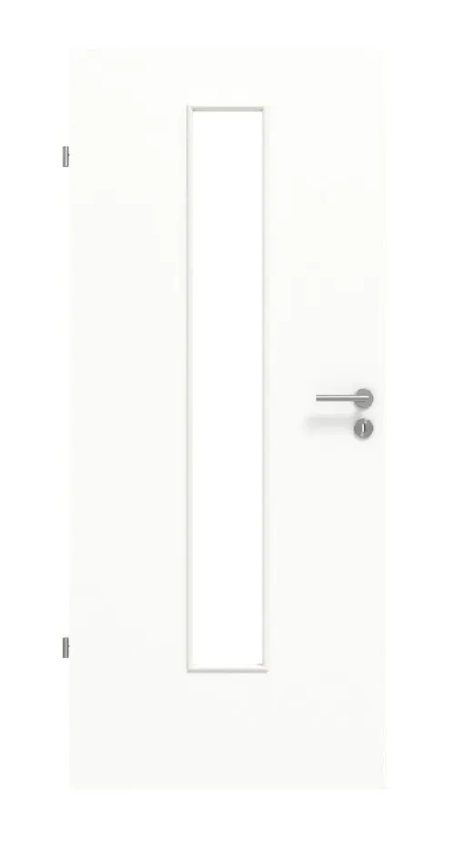 Widok frontowy: biel ultramatowa LA 24 Basic drzwi wewnętrzne - Huga