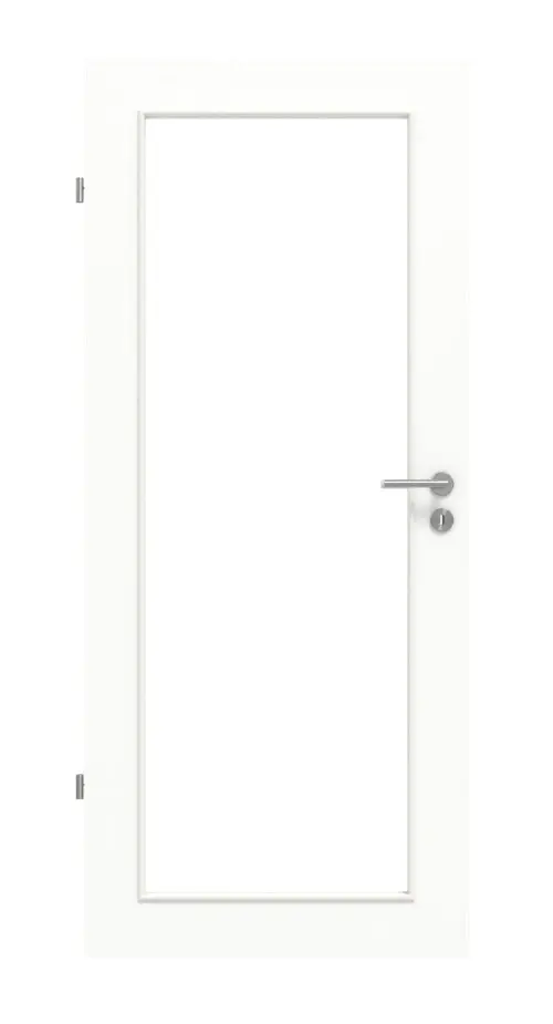 Widok frontowy: biel ultramatowa LA 27 Basic drzwi wewnętrzne - Huga