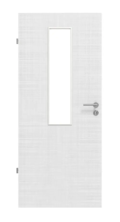 Widok frontowy – biel bawełniana LA 4 Basic drzwi wewnętrzne – Huga