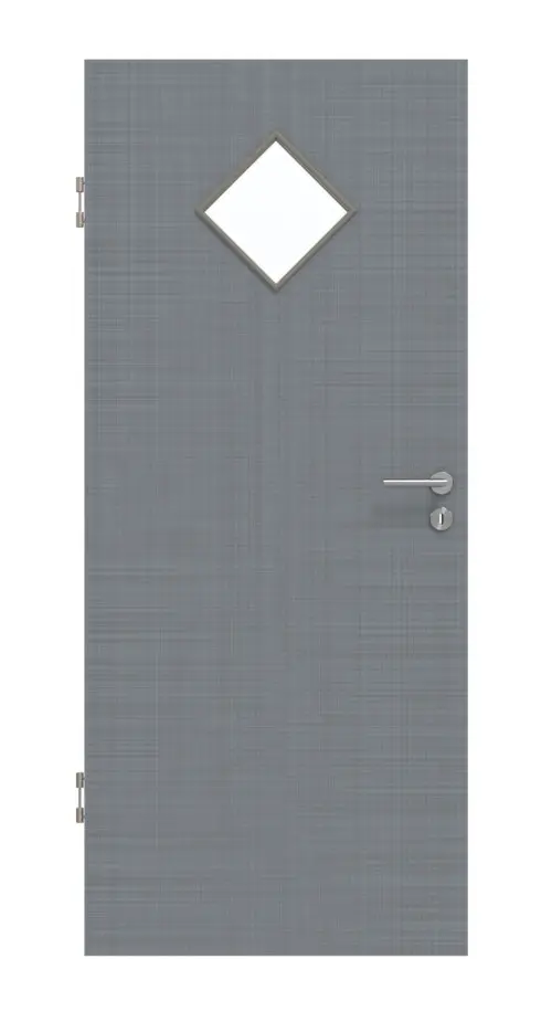 Widok frontowy Cotton like Hygge szary LA 6 Raute Basic drzwi wewnętrzne - Huga