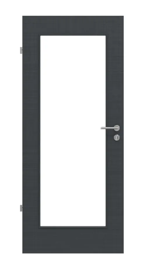 Widok frontowy Cotton like antracyt LA 8 Basic drzwi wewnętrzne - Huga