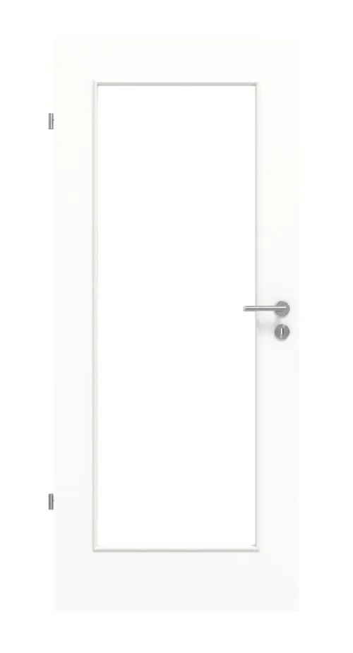 Widok frontowy biel ultramatowa LA 8 Basic drzwi wewnętrzne - Huga