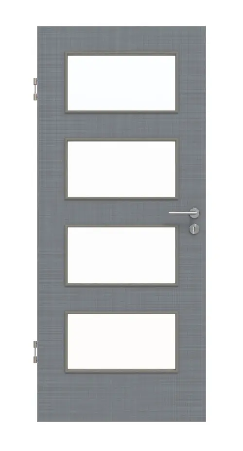 Widok frontowy Cotton like Hygge szary LA 9 Basic drzwi wewnętrzne - Huga