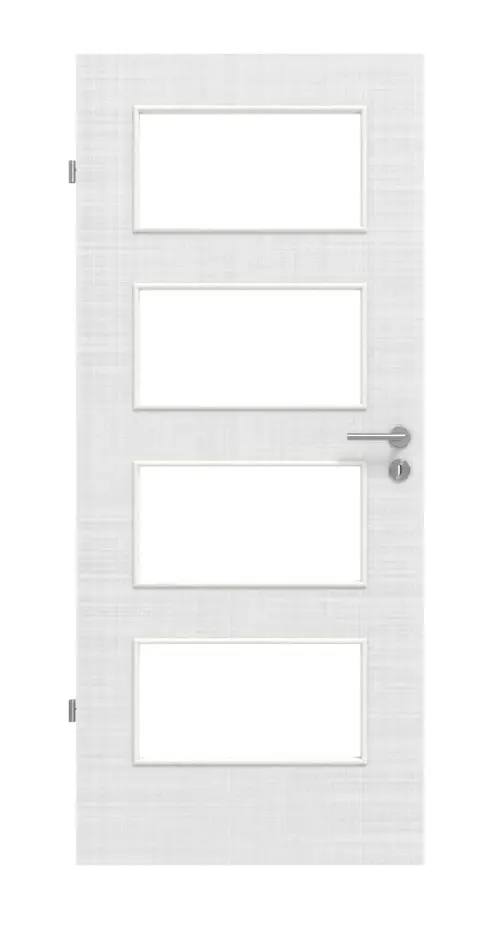 Widok frontowy - biel bawełniana LA 9 Basic drzwi wewnętrzne - Huga