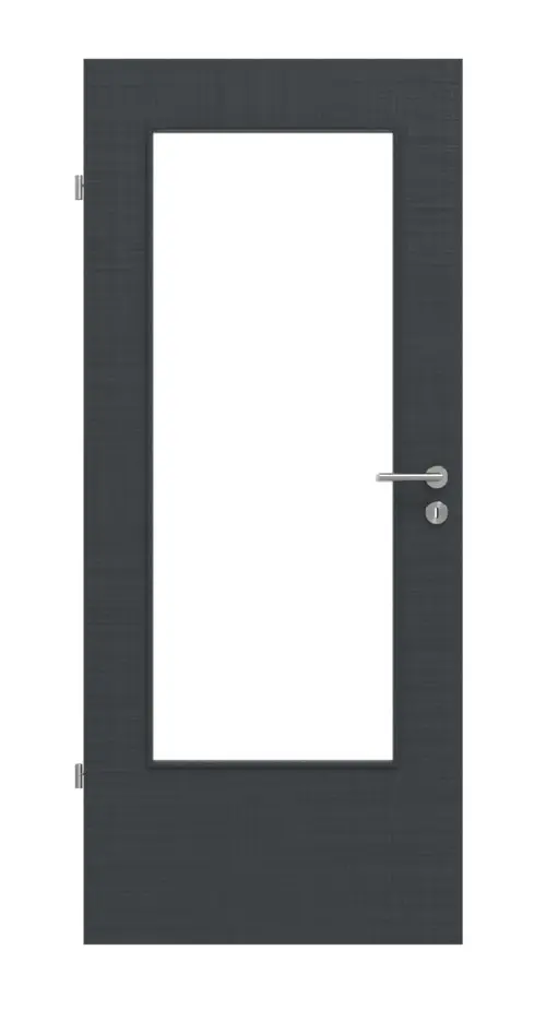 Widok frontowy Cotton like antracyt DIN-LA Basic drzwi wewnętrzne - Huga