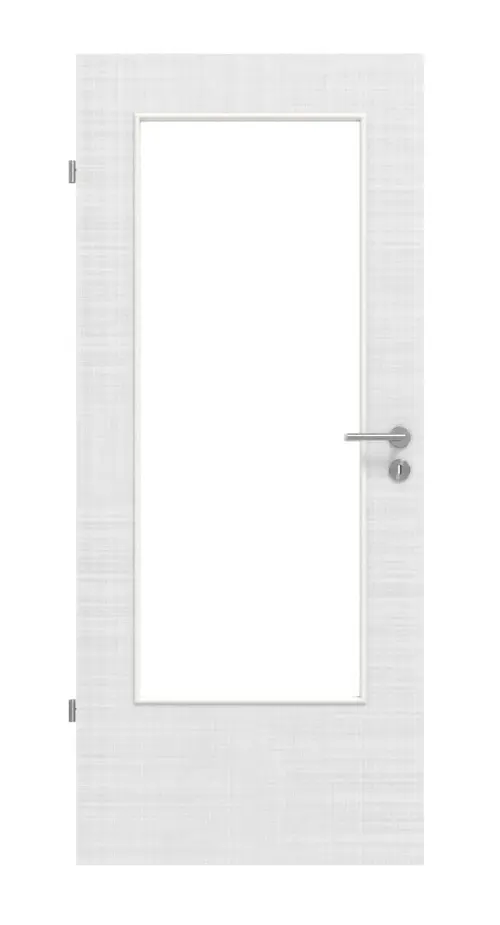 Widok frontowy - biel bawełniana DIN-LA Basic drzwi wewnętrzne - Huga
