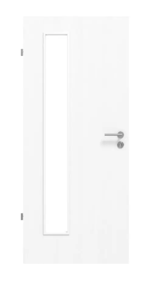 Widok frontowy jesion biały ES 242 Typ LA-1B po stronie zawiasów PortaLit drzwi pokojowe - Westag & Getalit