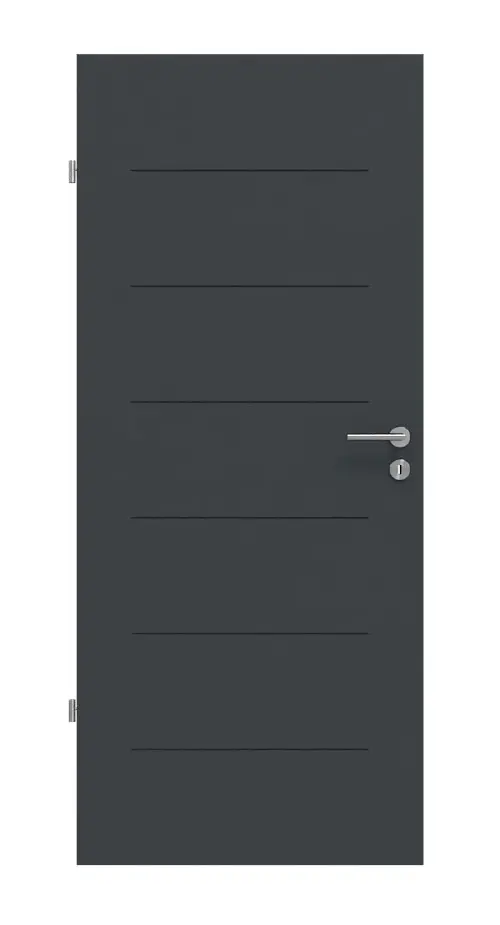 HÖRMANN Drzwi wewnętrzne Groove 11, lakier antracyt szary, DesignLine
