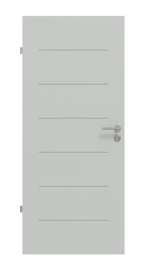 HÖRMANN Drzwi wewnętrzne Groove 11, lakier szary RAL 7035, DesignLine