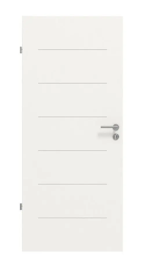 Widok frontowy Signum 11 Basic lakier biały beskidzki RAL 9016 drzwi wewnętrzne - Huga