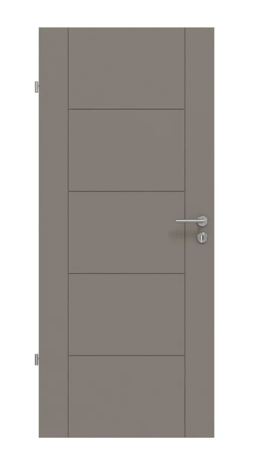 HÖRMANN Drzwi wewnętrzne Groove 13, lakier taupe RAL 7048, DesignLine