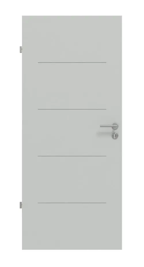 Widok frontowy Signum 14 Basic lakier szary RAL 7035 drzwi wewnętrzne - Huga