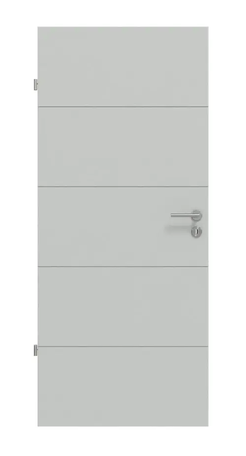 HÖRMANN drzwi wewnętrzne Groove 15 szary RAL 7035 lakier DesignLine