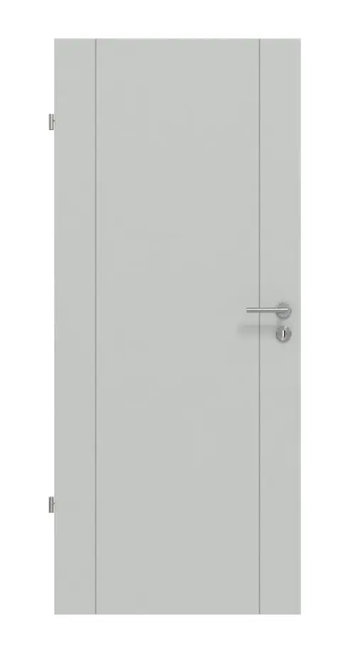 Widok frontowy drzwi Signum 16 Basic lakierowanych szary RAL 7035 drzwi wewnętrzne - Huga