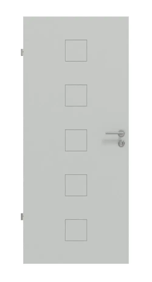HÖRMANN drzwi wewnętrzne Groove 19 szary RAL 7035 lakier DesignLine