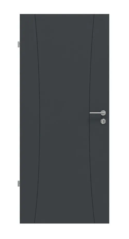 Widok frontowy modelu Signum 20 Basic lakier antracyt RAL 7016 drzwi wewnętrzne - Huga