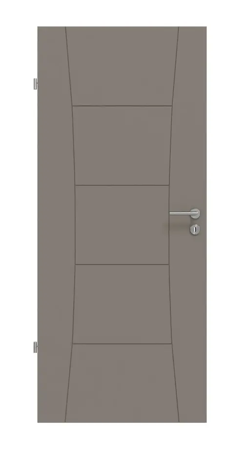 HÖRMANN drzwi wewnętrzne Groove 22 taupe RAL 7048 lakier DesignLine