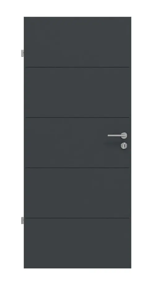HÖRMANN Drzwi wewnętrzne Groove 27 antracytowe szare lakier DesignLine