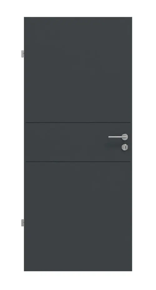 HÖRMANN drzwi wewnętrzne Groove 29 szary antracytowy RAL 7016 lakier DesignLine