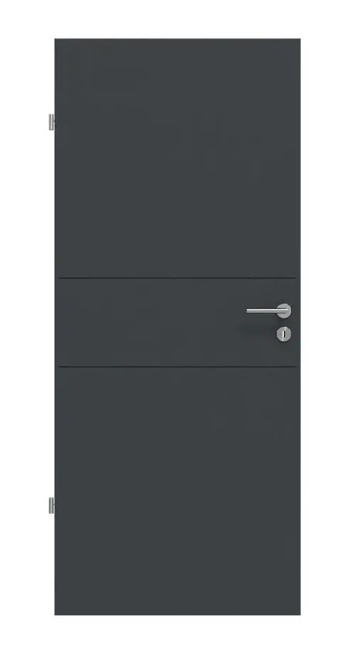 Widok frontowy modelu Signum 29 Basic lakier antracyt RAL 7016 drzwi wewnętrzne - Huga