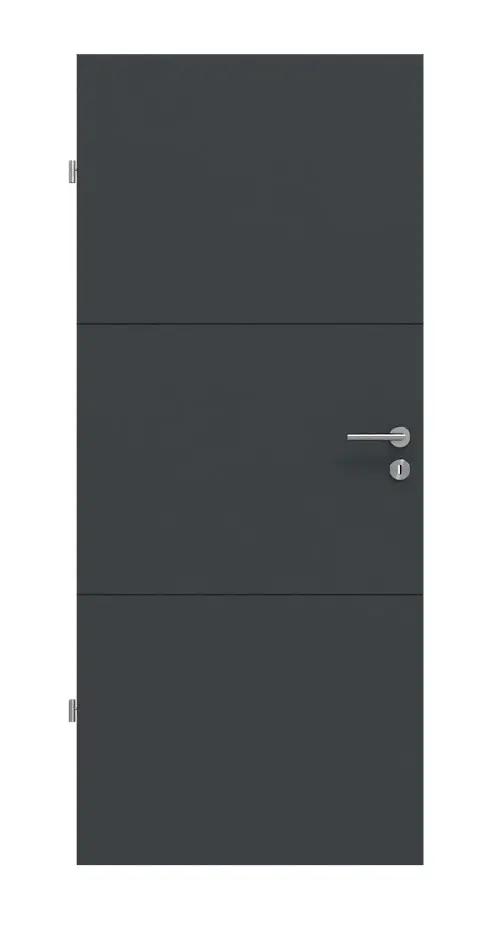 HÖRMANN Drzwi wewnętrzne Groove 31 antracytowe szare lakier DesignLine