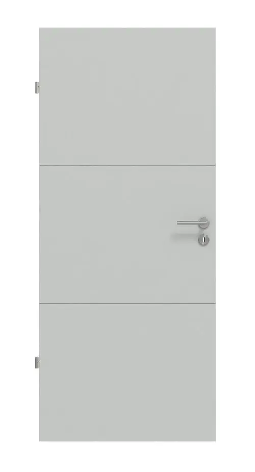 HÖRMANN Drzwi wewnętrzne Groove 31 szare RAL 7035 lakier DesignLine