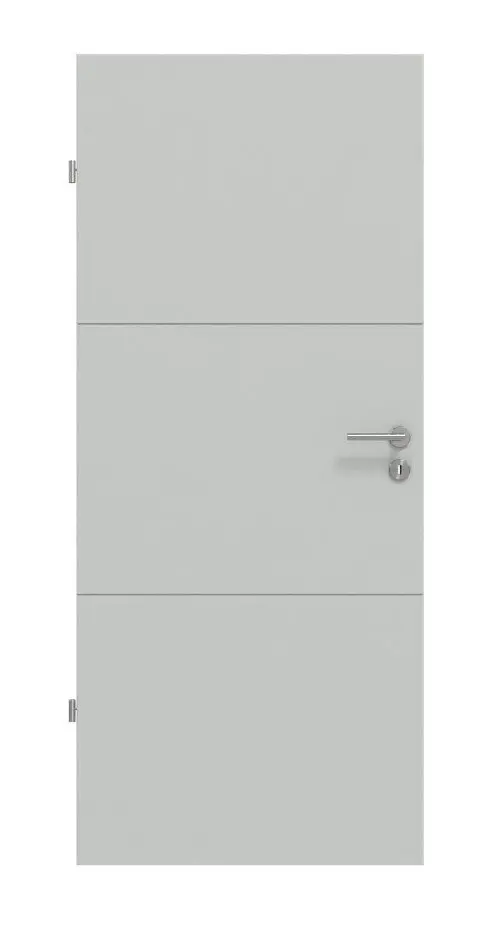 Widok frontowy Signum 31 Basic lakier szary RAL 7035 drzwi wewnętrzne - Huga