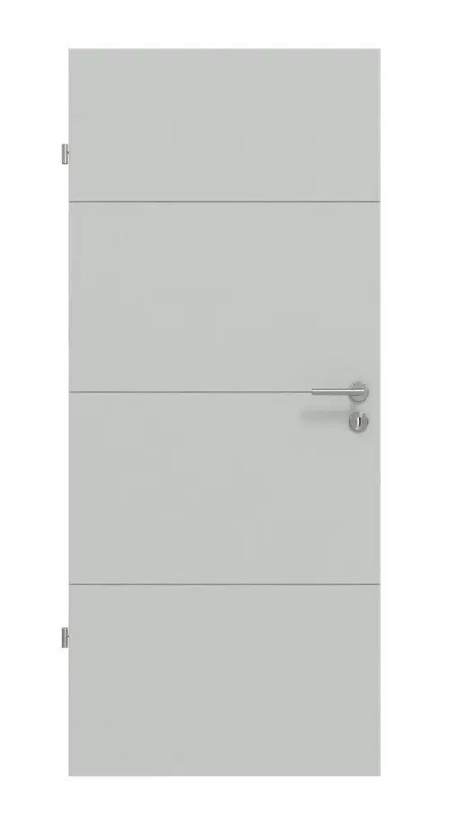 HÖRMANN drzwi wewnętrzne Groove 34 szary RAL 7035 lakier DesignLine