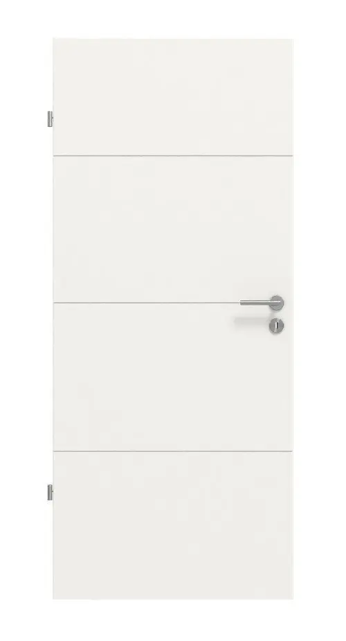 Widok frontowy Signum 34 Basic lakier biały beskidzki RAL 9016 drzwi wewnętrzne - Huga