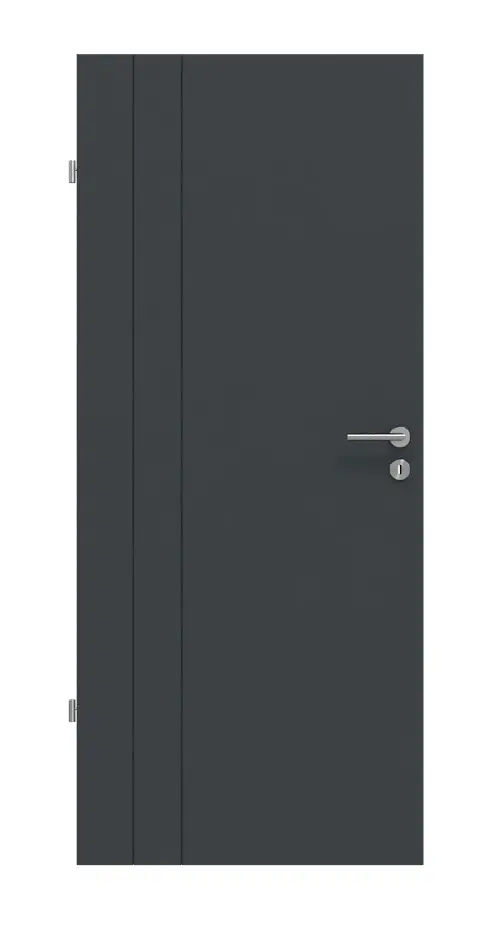HÖRMANN drzwi wewnętrzne Groove 39 szary antracytowy RAL 7016 lakier DesignLine