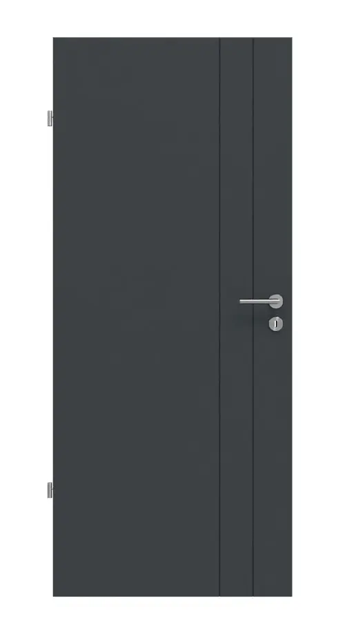 HÖRMANN Drzwi wewnętrzne Groove 44 antracytowe szare lakier DesignLine