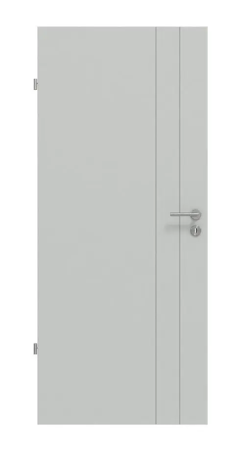 Widok frontowy Signum 44 Basic lakier szary RAL 7035 drzwi wewnętrzne - Huga