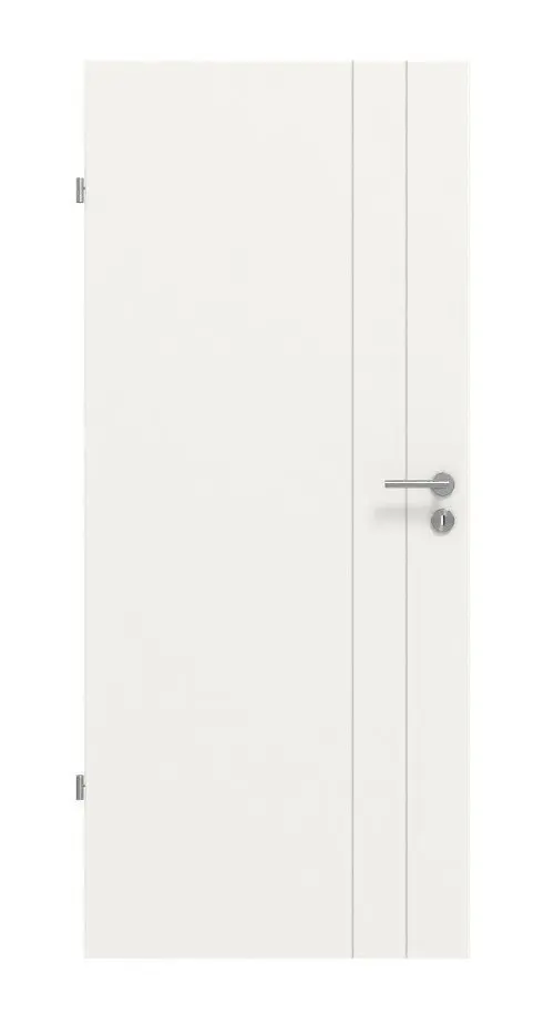 Drzwi wewnętrzne HÖRMANN Groove 44 biały lakier DesignLine