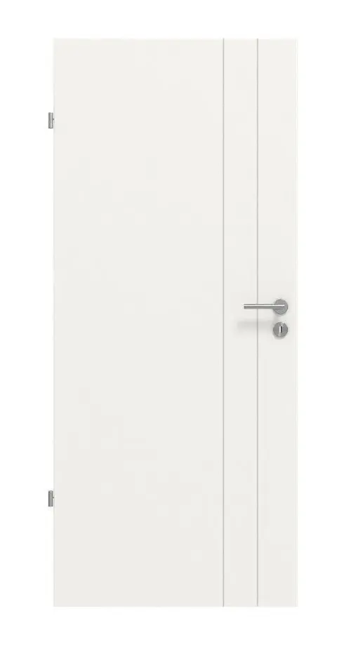 Widok frontowy Signum 44 Basic lakierowane biały beskidzki RAL 9016 drzwi wewnętrzne - Huga