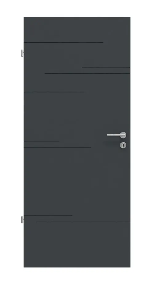 HÖRMANN Drzwi wewnętrzne Groove 50 antracytowe szare lakier DesignLine