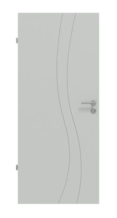 HÖRMANN Drzwi wewnętrzne Groove 51 szare RAL 7035 lakier DesignLine