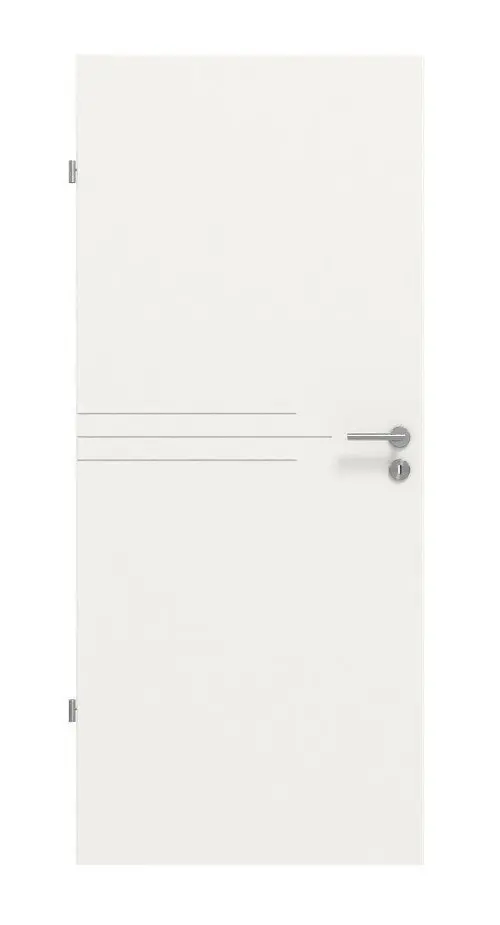 HÖRMANN drzwi wewnętrzne Groove 56 biały lakier DesignLine