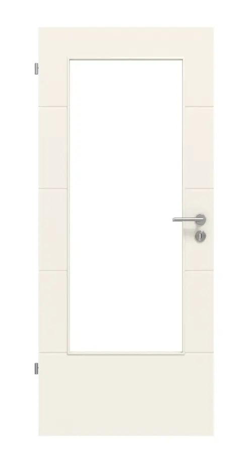 LEBO TGL drzwi wewnętrzne Light 15 biały lakier 9010 z przeszkleniem LA-DIN
