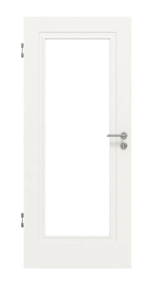 Widok frontowy drzwi wewnętrznych Montana 1 LA ClassicLine biały lakier - Hörmann
