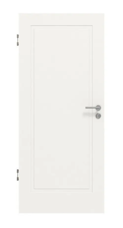 Widok frontowy drzwi wewnętrznych Montana 1 ClassicLine biały lakier - Hörmann