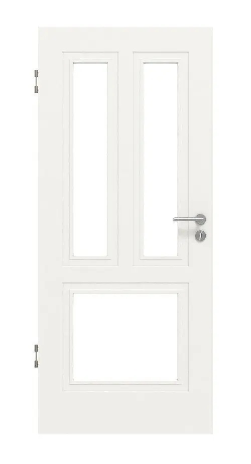 Widok frontowy Montana 3 LA ClassicLine biały lakier drzwi wewnętrzne - Hörmann