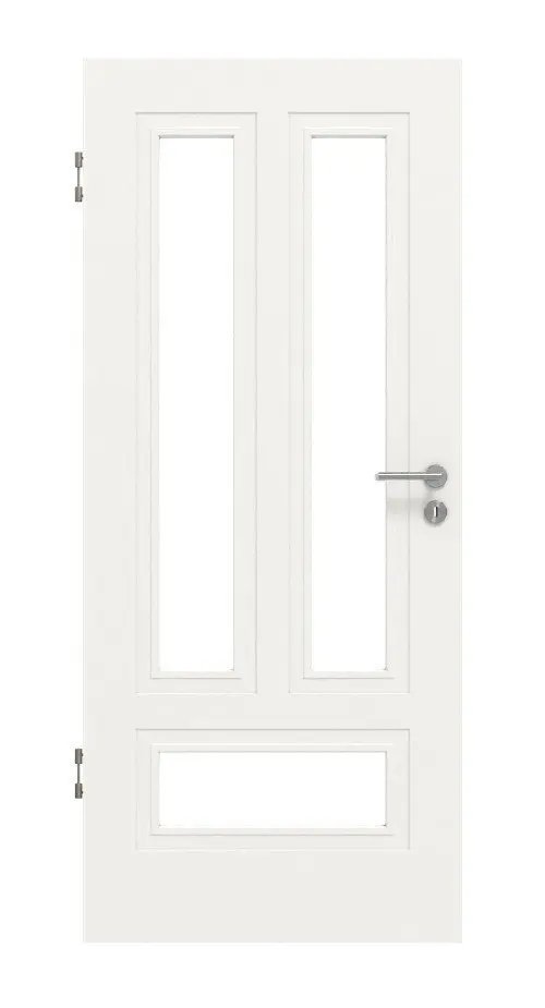 Widok frontowy drzwi wewnętrzne Montana 5 LA ClassicLine biały lakier - Hörmann