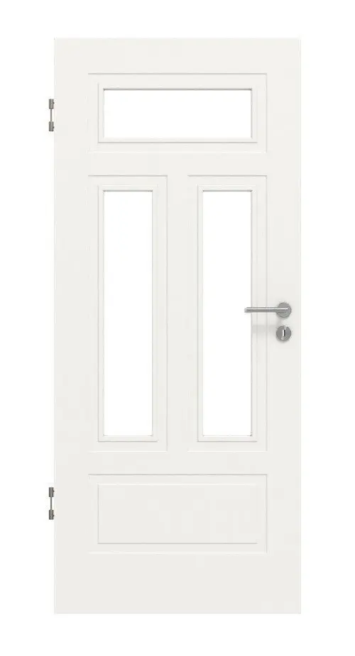Widok frontowy Montana 6 LA 2 ClassicLine biały lakier drzwi wewnętrzne - Hörmann