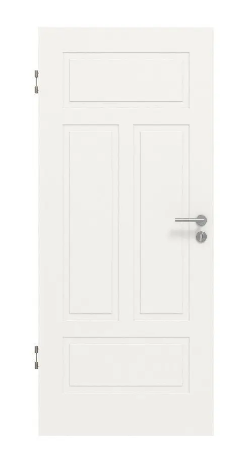 Widok frontowy modelu Montana 6 ClassicLine biały lakier drzwi wewnętrzne - Hörmann