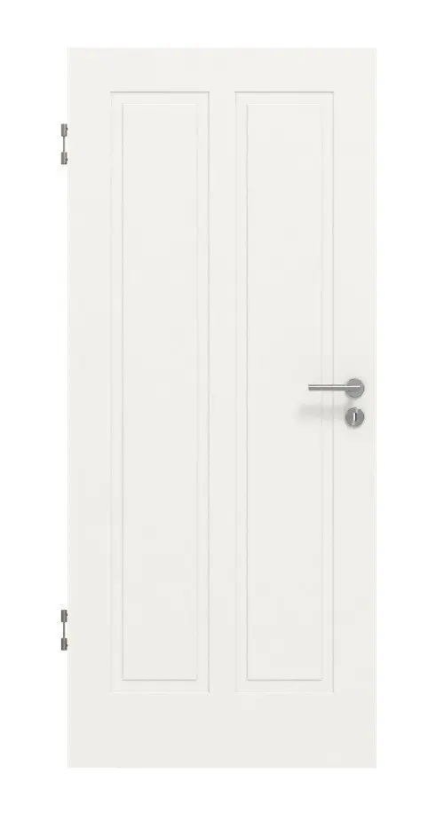 Widok frontowy drzwi wewnętrznych Montana 8 ClassicLine biały lakier - Hörmann