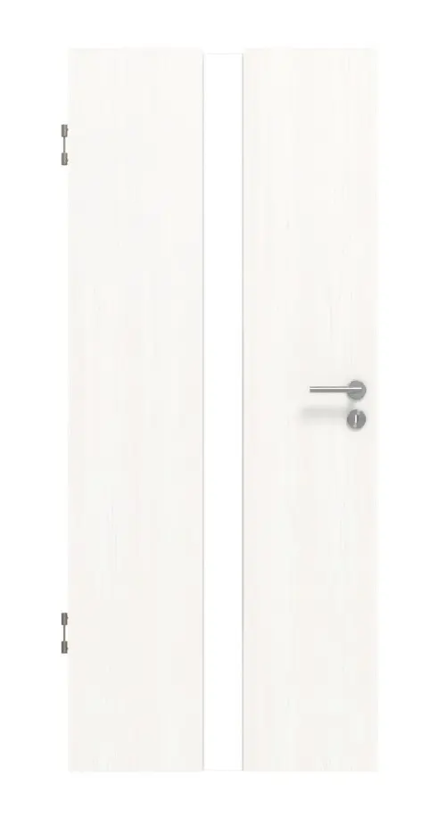 Widok frontowy Smart 1 na środku Basic Durat biel pino drzwi wewnętrzne - Huga