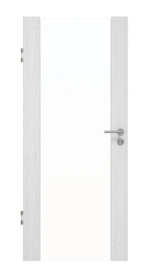 Widok frontowy drzwi wewnętrznych HUGA Sueno 1 dąb biały Durat Concept