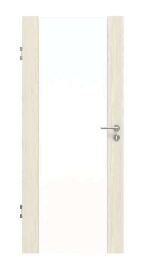 Widok frontowy drzwi wewnętrznych Sueno 1 Basic Durat modrzew lazura - Huga
