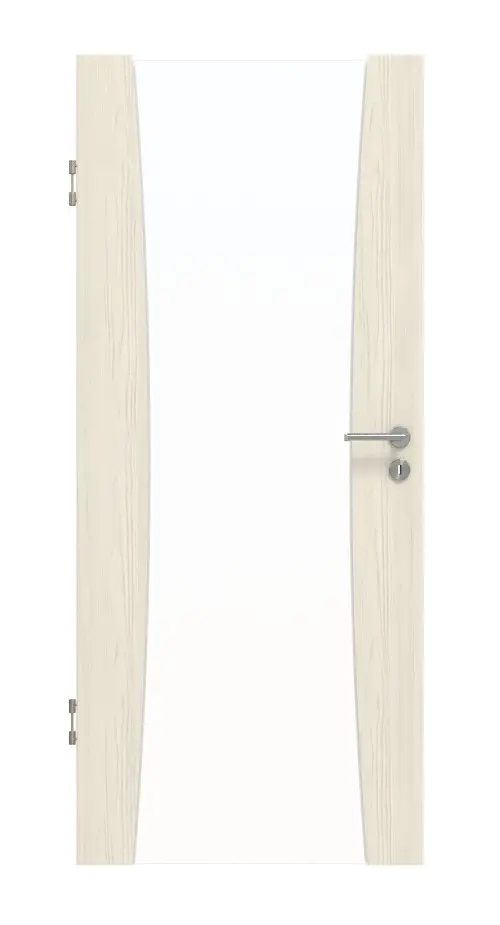 Widok frontowy drzwi wewnętrznych Sueno 2 Basic Durat modrzew lazurowany - Huga
