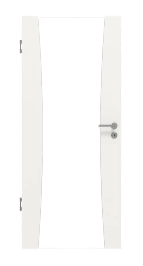 Widok frontowy Sueno 2 Basic Durat biały beskidzki RAL 9016 drzwi wewnętrzne - Huga